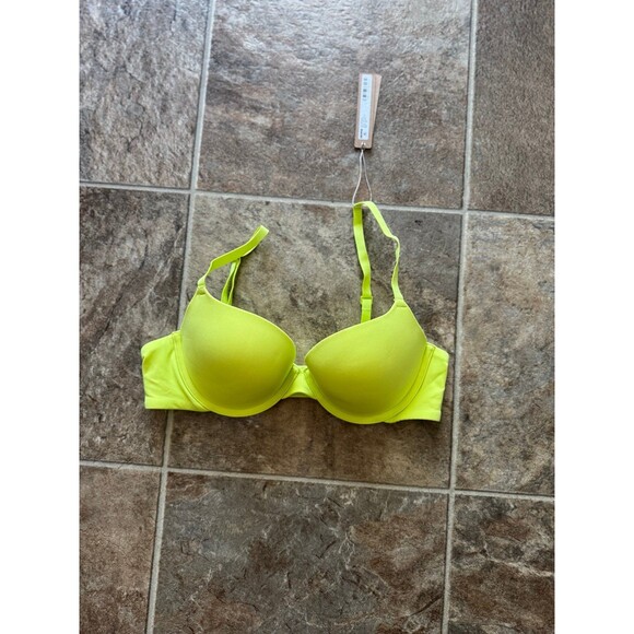 Skims Fits Everybody Push-up Demi Bra Daffodil Size 34B - Picture 2 of 7